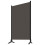 VidaXL vidaXL 3-Panel Room Divider Anthracite 260x180 cm Partition Screen Separator 3