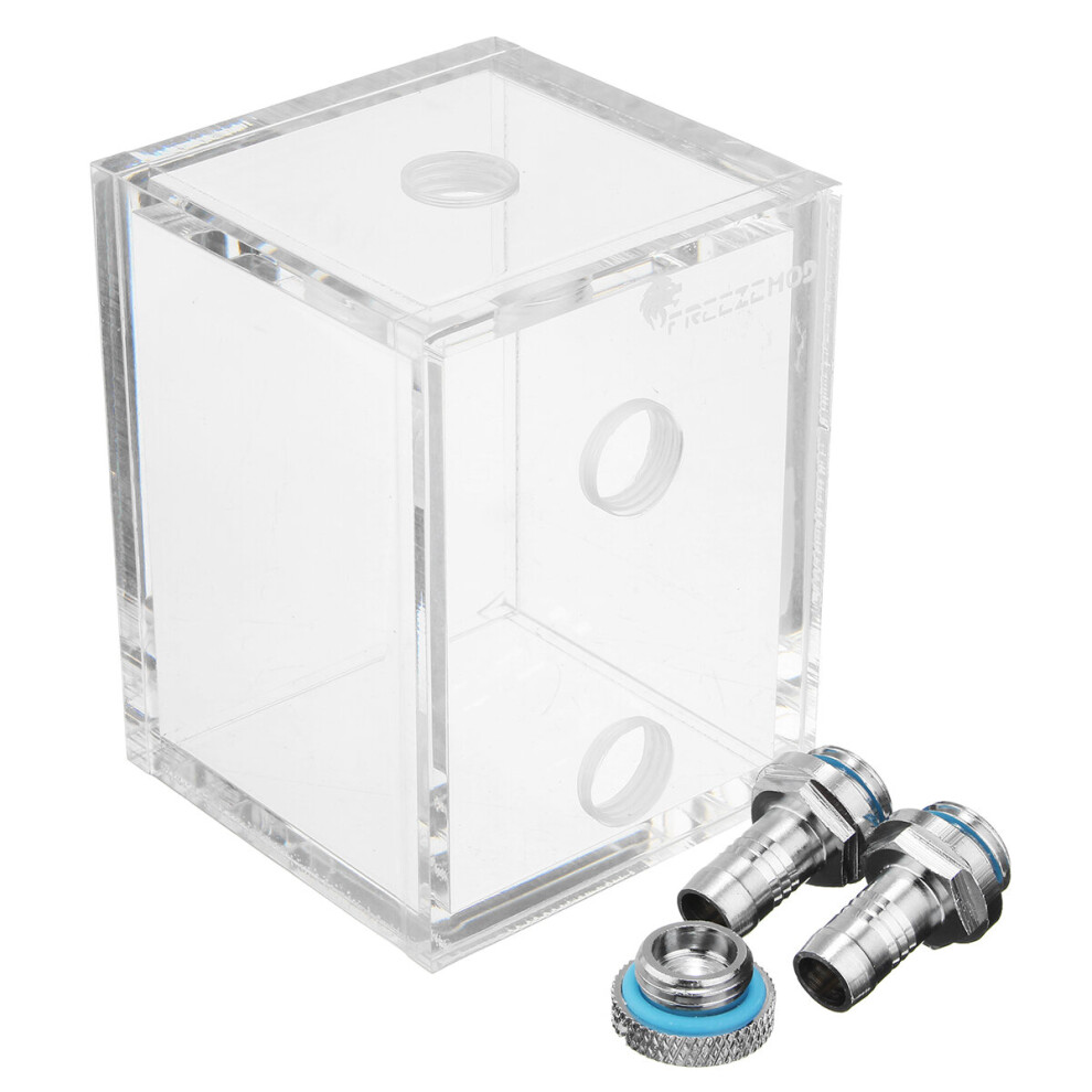 G1 4 Acrylic 250Ml Water Tank With 2 Connector For Pc Cpu Liquid Cooling System 7445025792739