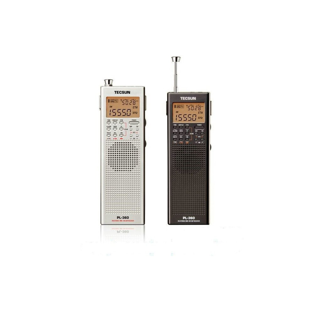 Tecsun Pl360 Portable Dsp Shortwave Radio Â Am/Fm/Lw/Sw Receiver With Etm, 450 Presets, Usb Power 6900297771932
