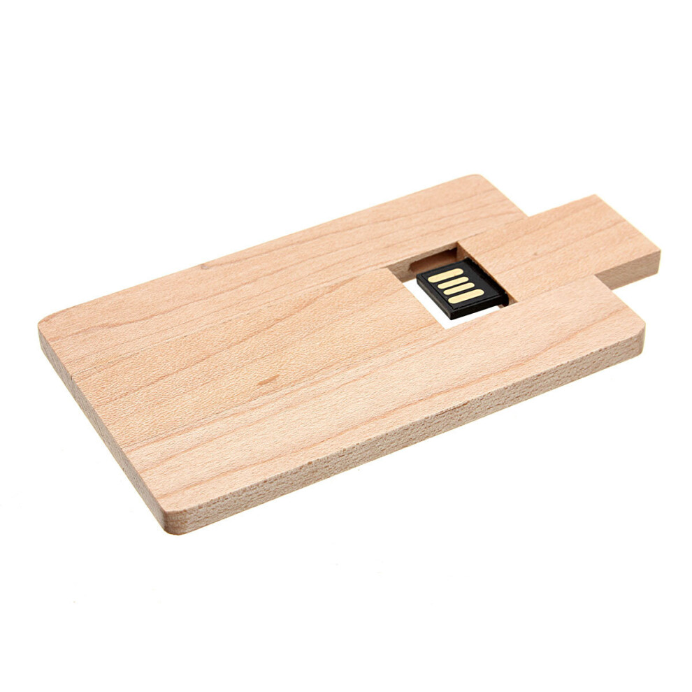 Business Wooden U Disk Card Usb 2.0 Flash Drive Memory Stick Pen Thumb Drive 32Gb 608442096393