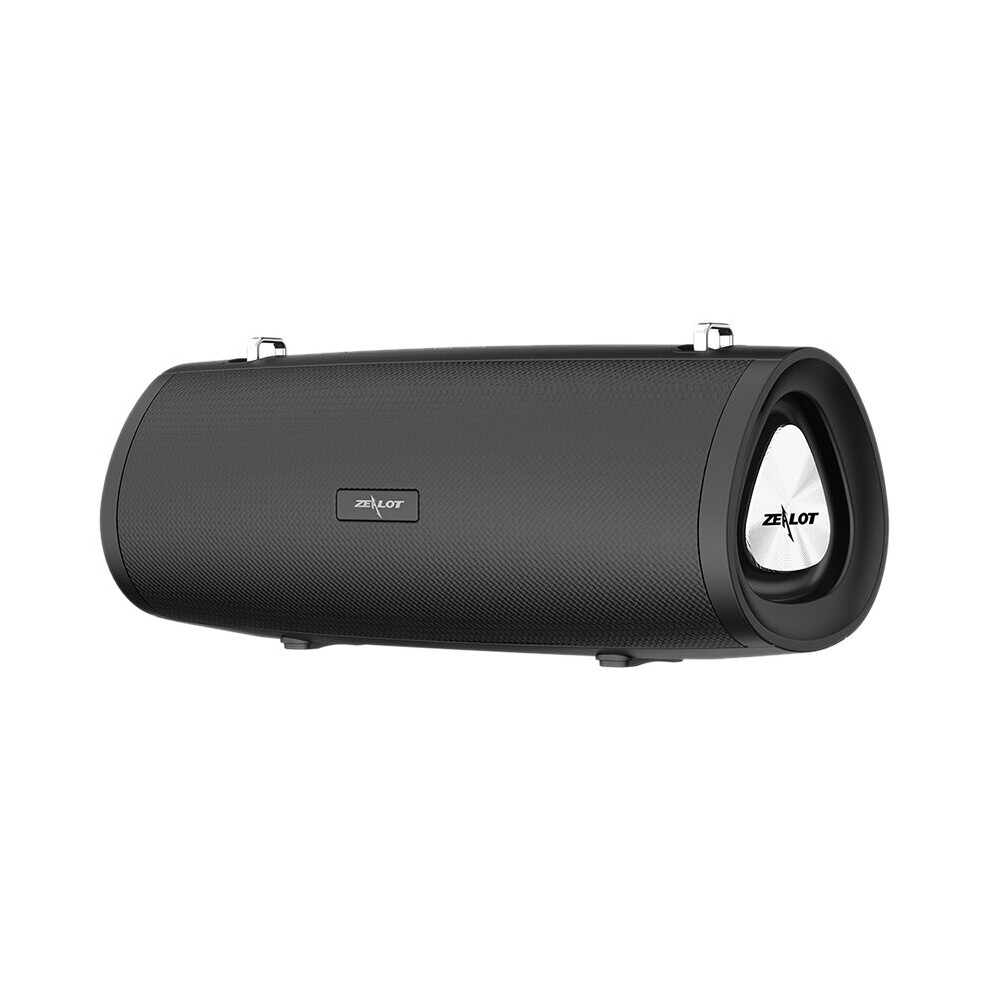 Zealot S39 Wireless Bluetooth 5.0 Speaker Outdoor Portable Subwoofer 3 Drivers Bass Soundbar 3600Mah Square Dancing Outdoor Speaker Black 6900069047111