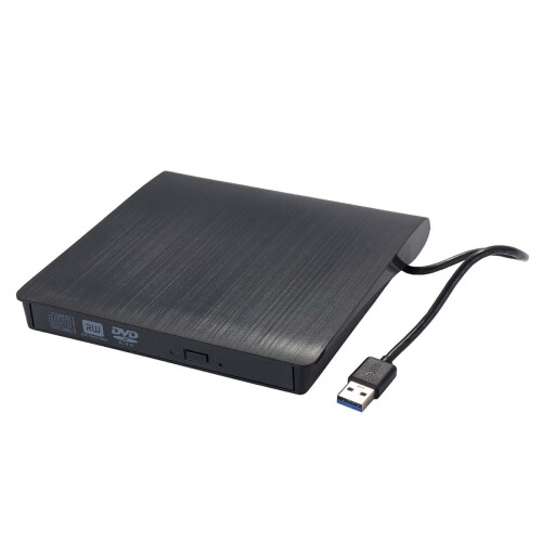 Slim External DVD RW CD Writer Drive USB 3.0 Type C Burner Reader Player Optical Drives For Macs Laptop Windows PC 1
