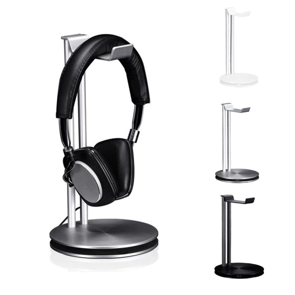 Bakeey Universal Aluminum Alloy Headphone Holder Headset Desktop Display Holder Mount Bracket White/Black/Silver 654686818246