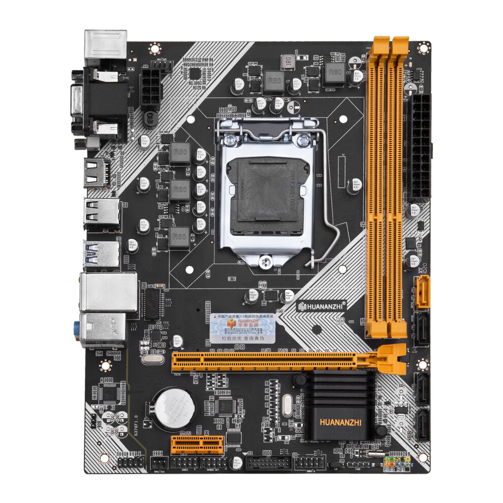 Huananzhi B75 Desktop Motherboard M Atx Lga1155 For Core I3 I5 I7 Cpu Support 2*8G Ddr3 Memory Black 323236636639