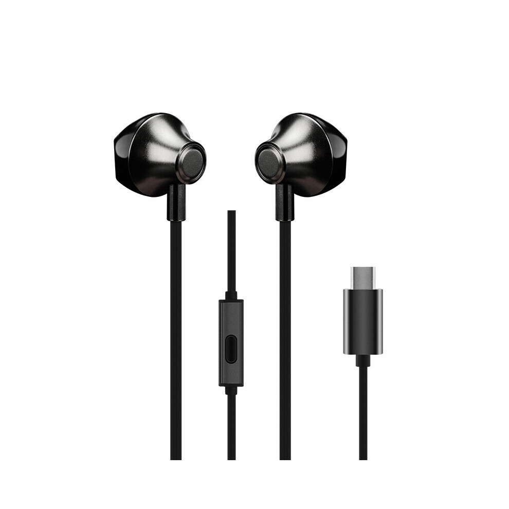 Wired Control Type C Digital Decoding Earphone Hifi Stereo Noise Cancelling Waterproof Earphone 6997869522474