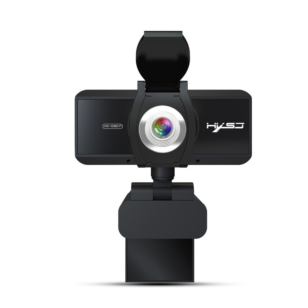Hxsj S4 Wired Webcam High Definition 1080P Computer Camera Usb Web Camera 2 Million Pixels Built In Sound Absorbing Microphone 6900077456769