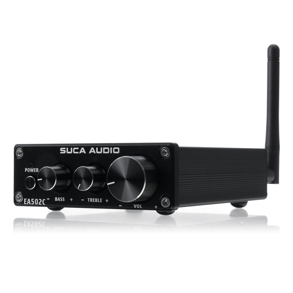Suca Audio Ea502c Bluetooth 4.2 2 Channel Hifi Stereo Audio Amplifier Receiver For Home Desktop Speaker 768111373641