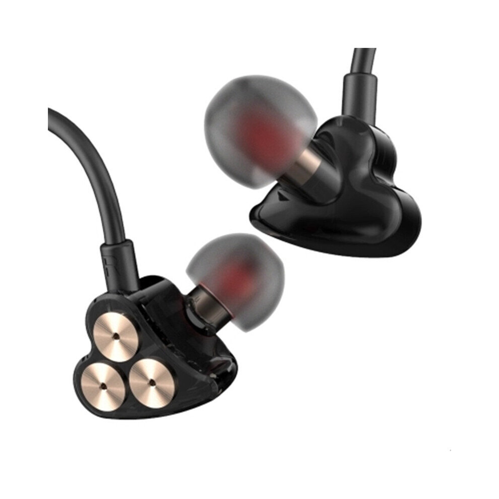 3.5Mm Jack Six Dynamic Units Earphone In Ear Hifi Bass Noise Cancelling Sports Earbuds Headset 9414423353178