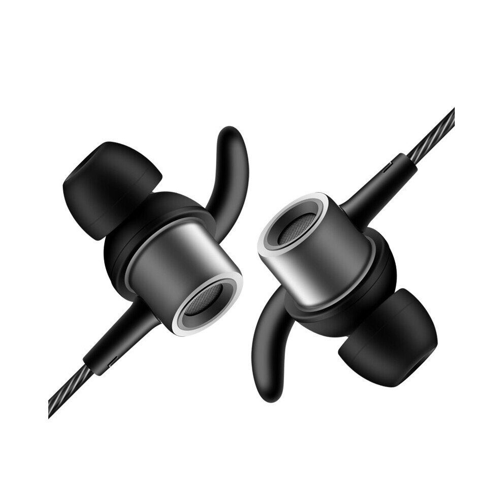 Qkz Ck1 Metal Mega Bass Hifi Double Dynamic Drivers Earphone Music Headset With Mic For Mobile Phone 6906136795008