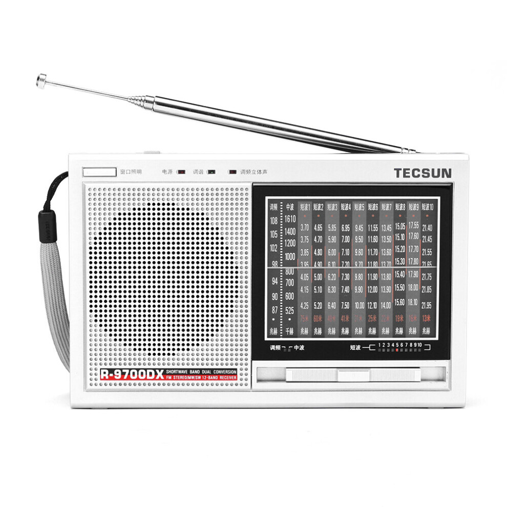 Tecsun R 9700Dx Fm Sw Mw High Sensitivity World Band Radio Receiver 687956149245