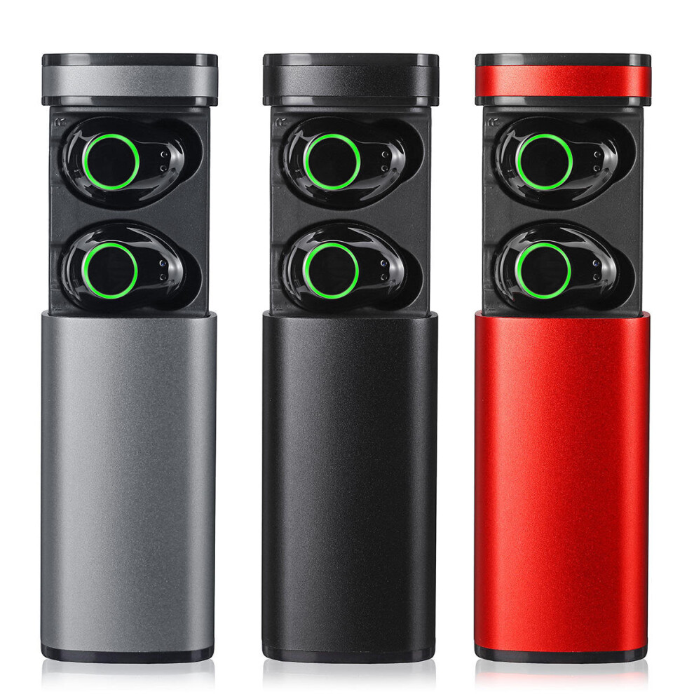 [True Wireless] Bluetooth 5.0 Tws Touch Earbuds Stereo Hifi Noise Canceling Ipx5 Waterproof Handsfree Earphone With Charging Case 690770264674