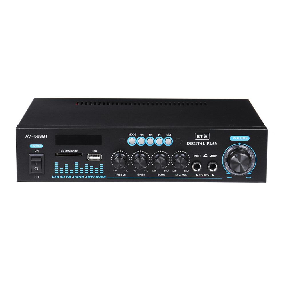 1000W Hifi Power Amplifiers Stereo Audio Bluetooth Amplifier Car Home Theater Sound 220V 914088093970