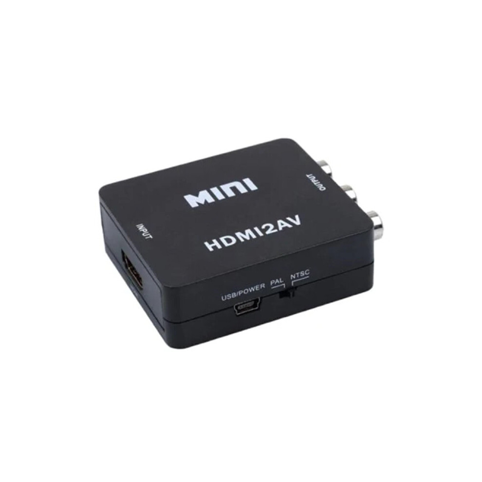 Mini Hdmi To Av 1080P Hd Converter Switcher Adapter 608442112468