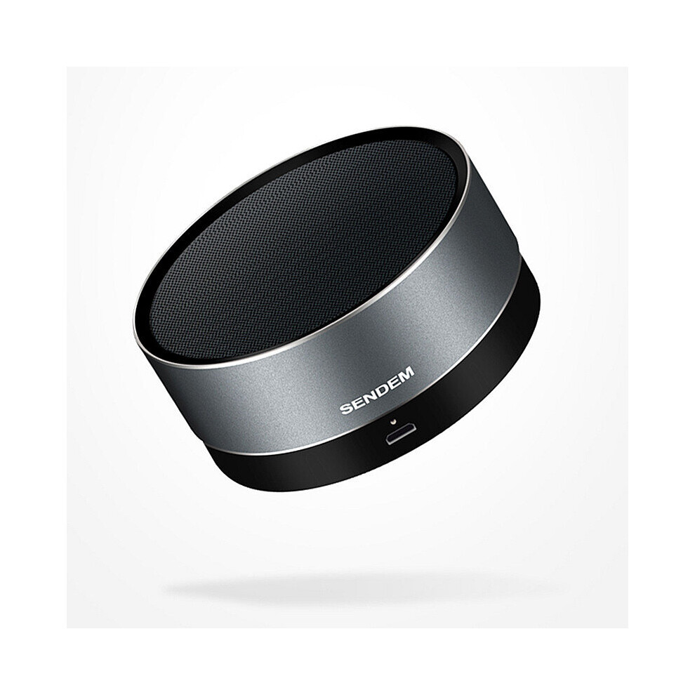 F3 Metal Wireless Bluetooth Speaker Portable Subwoofer Hifi Handsfree Aux Tf Card Speaker With Mic 192948352935