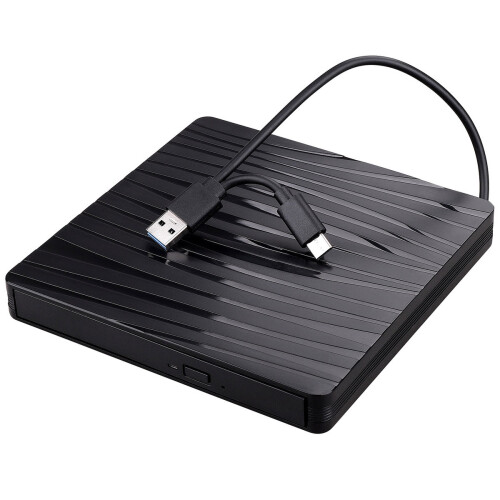 2 in 1 Type C USB 3.0 External CD DVD Player Optical Drive CD Burner 1