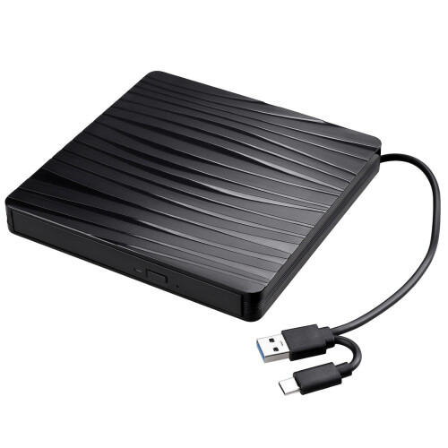 2 in 1 Type C USB 3.0 External CD DVD Player Optical Drive CD Burner 2