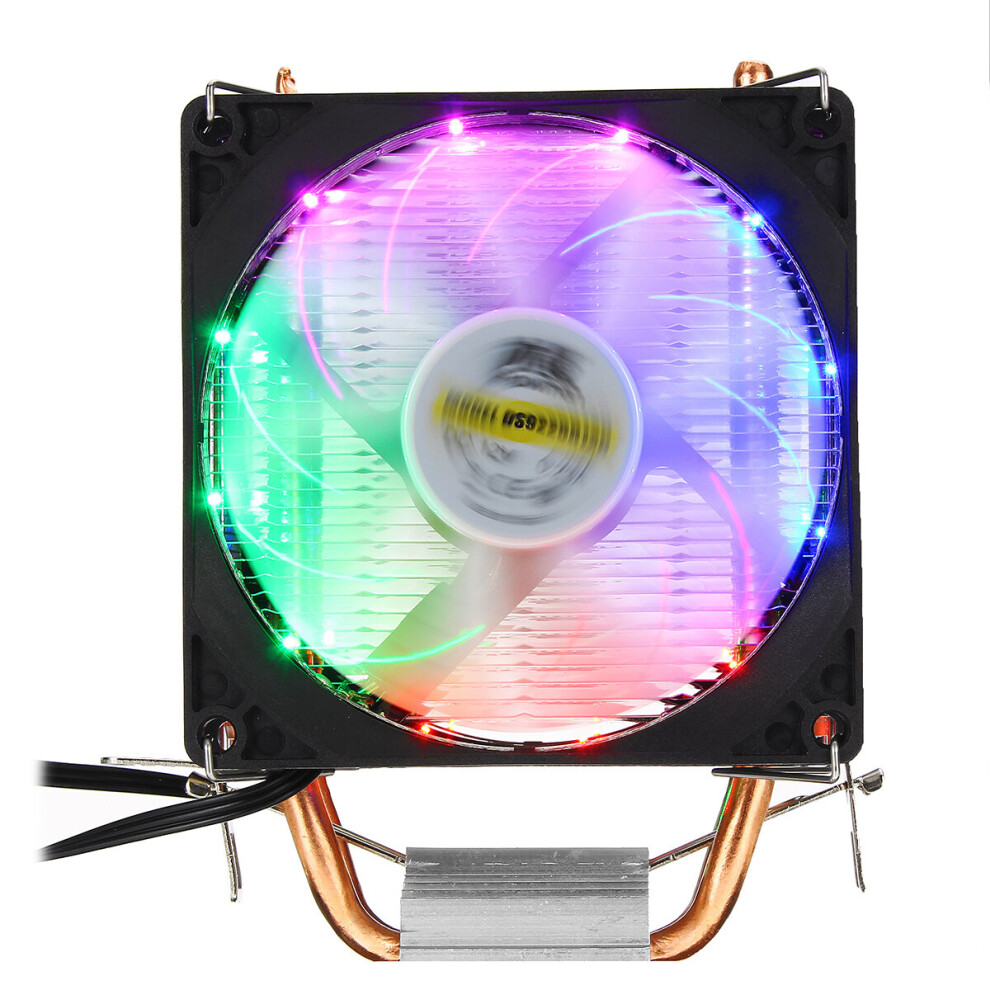 Dc 12V 3Pin Colorful Backlight 90Mm Cpu Cooling Fan Pc Heatsink Cooler For Intel Amd For Pc Computer Case 3796736918524