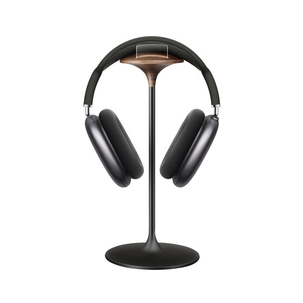 Bakeey Ej60 Headphones Holder Walnut Wood Headset Bracket Hanger Rack With Solid Metal Base For Airpods Max For Beats 6900082348769
