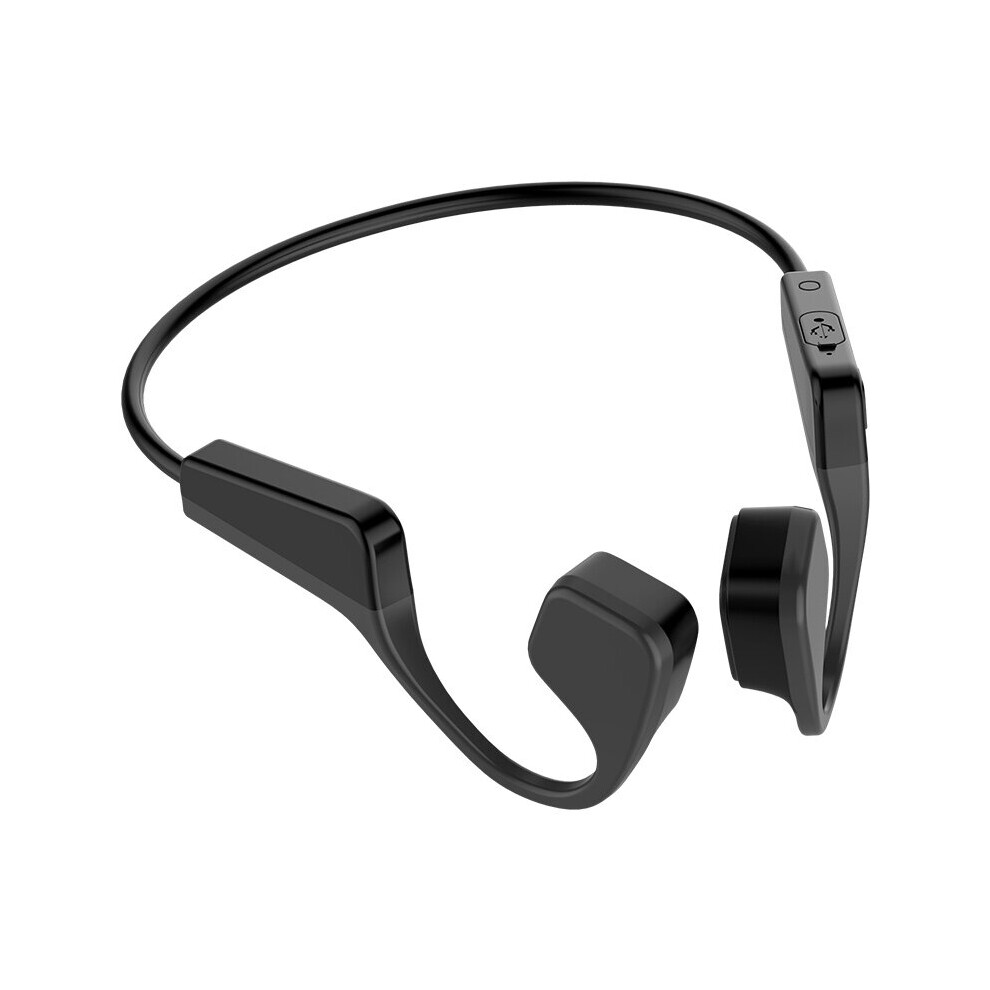 S.wear V11 Bluetooth 5.0 Headset Bone Conduction Wireless Headphone Flexible Cvc Noise Cancelling Mic Stereo Ipx5 Waterproof Sport Headphone Black 6900073478574