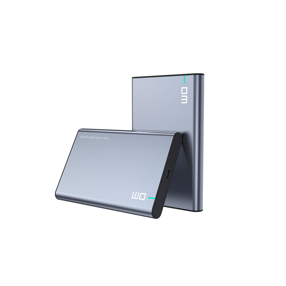 Dm 2.5'' Sata To Usb 3.1 Gen 2 Hdd Enclosure External Hard Drive Enclosure Ssd Case Portable Hard Disk Case Gray 639175489268