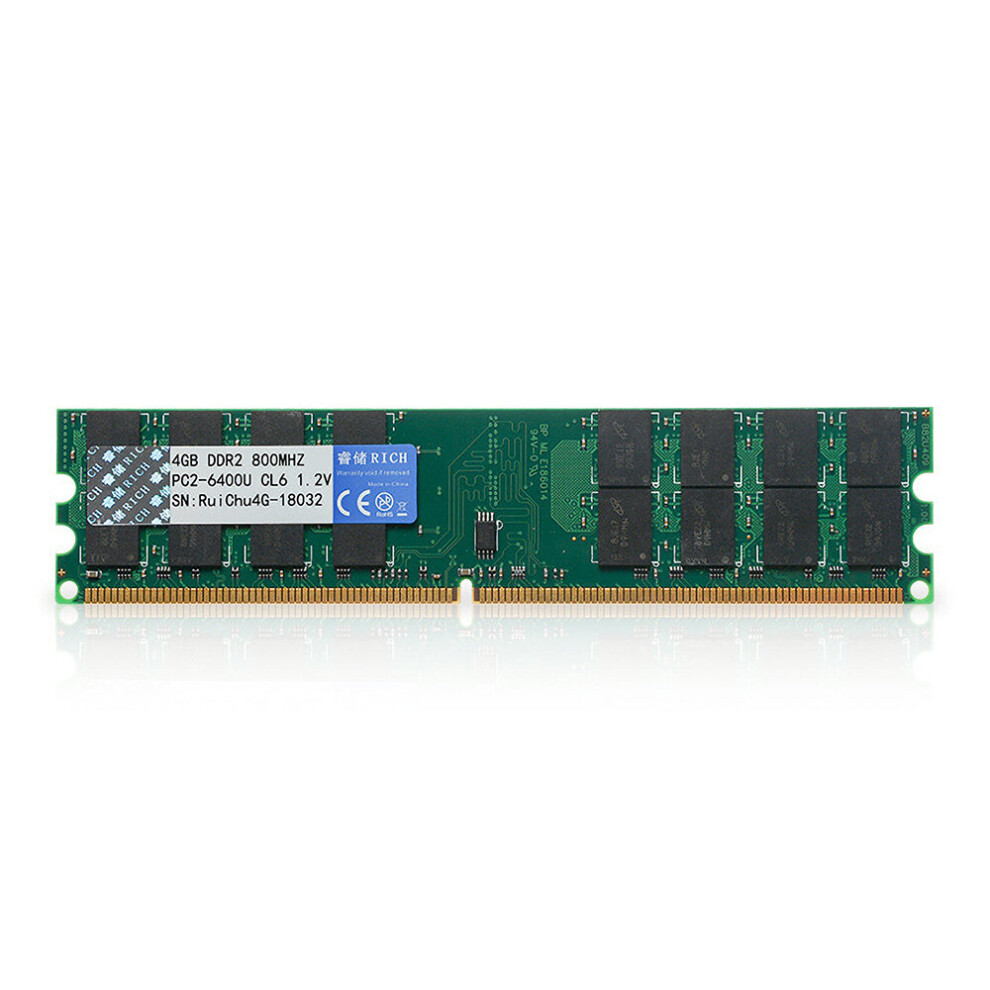 Ruichu Ddr2 800Mhz 4Gb Amd Ram 240Pin Memory Ram Memory Stick Memory Card For Desktop Pc Computer 825450299923