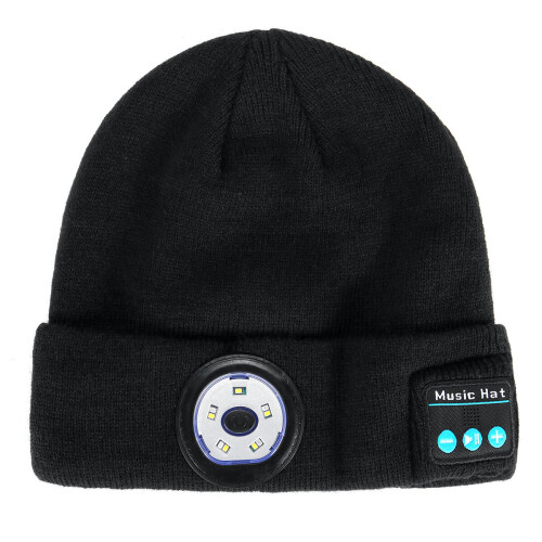 bluetooth Winter Hat Wireless Headphone Hat Music Knitting Hat bluetooth Music Hat with Led Light 1