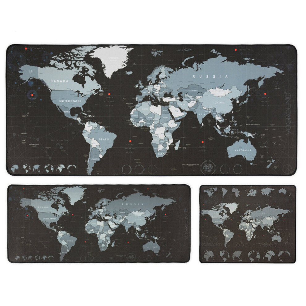 World Map Large Gaming Mouse Pad Computer Gamer Mousepad Big Mouse Pad Rubber Surface Mouse Desk Keyboard Mat 5776342753311