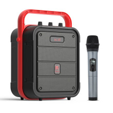 Shinco SJ52 Bluetooth Wireless Speaker TWS PA System Portable HIFI Karaoke Speakers with Wireless Microphone Support FM Radio AUX