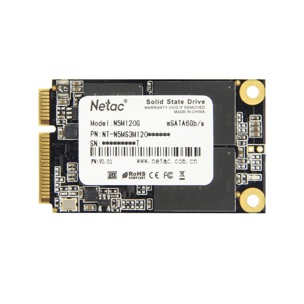 Netac Ssd Msata 60Gb 120Gb 240Gb Solid Hard Drive Mlc 6Gb S Max 501Mb S Read Speed Laptop Internal Solid State Drive For Computer Pc 3345535852142