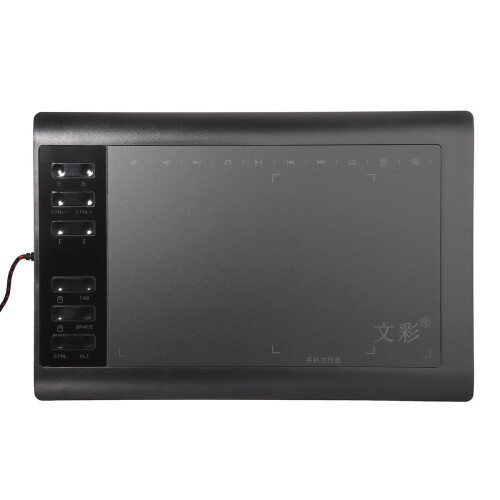 Digital Graphics Tablet Drawing Board 8192 Levels Drawing Pad Support Android Phone with Digital Pen 2