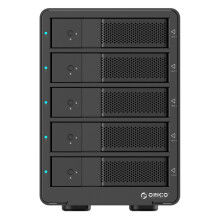 ORICO 9558U3 3.5 inch 5 Bay Aluminum Alloy USB3.0 SATA Hard Drive Enclosure Support 5x 8TB Drive