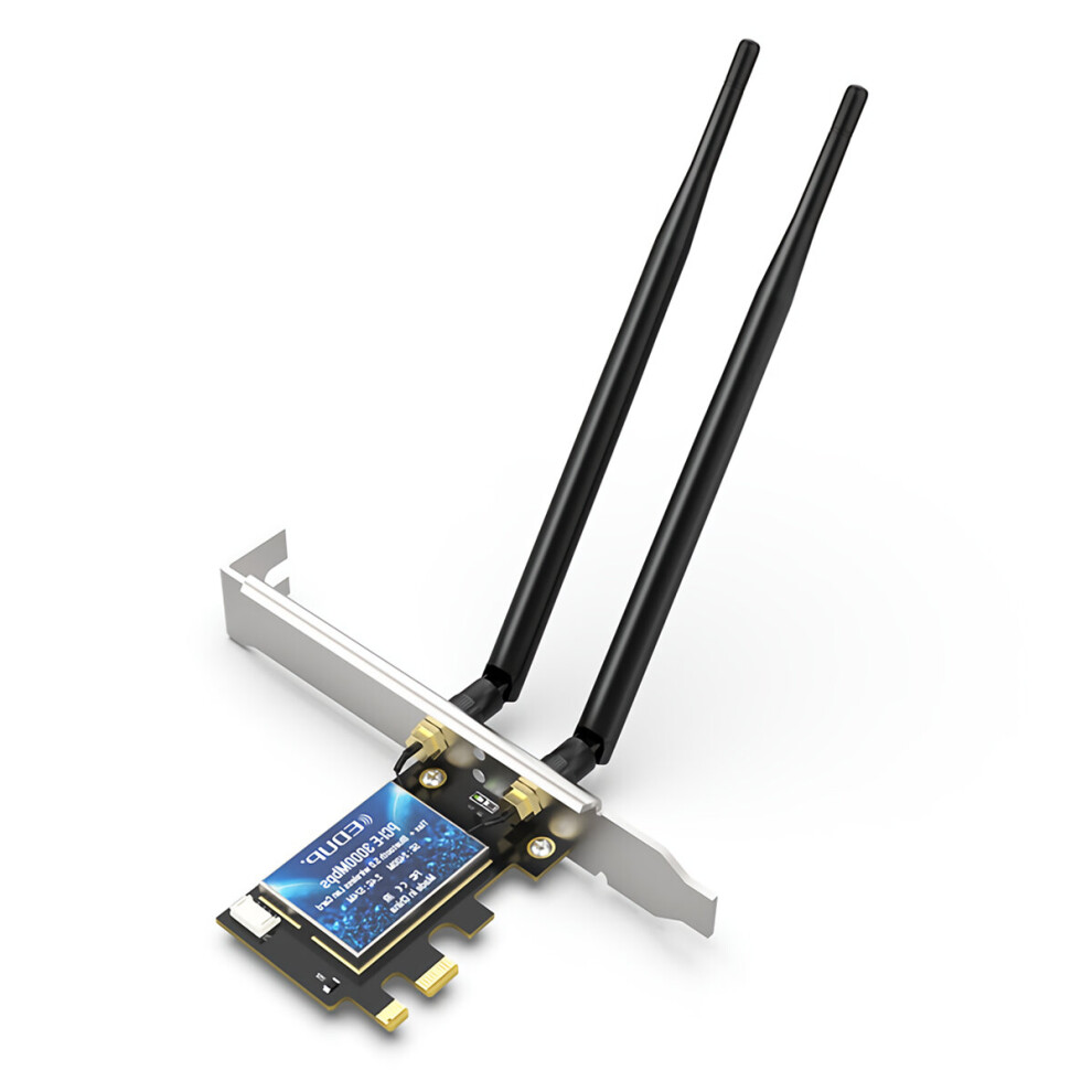 Edup Ep 9636 Pcie Card 802.11Ax Wifi 6 3000Mbps Intel Ax200 Pci Express Bluetooth5.0 Wifi Receiver Wireless Network Card Adapter For Desktop Pc Wind 6901250860298