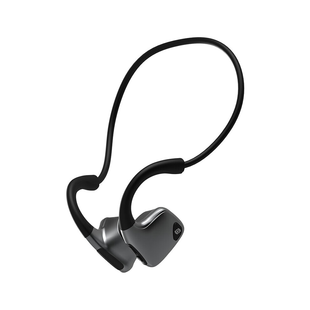 R9 Portable Bone Conduction Bluetooth 5.0 Headset Noise Reduction Stereo 3D Wireless Earphone With Mic Support 3345536106459