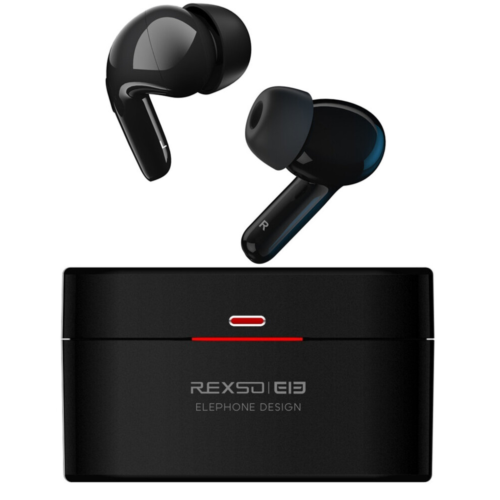 Elephone Elepods X Tws Earbuds Bluetooth 5.0 Earphone Anc Active Noise Canceling 4 Mic Hd Call Low Latency Headphones Gaming Headset Black/White 6900075302662