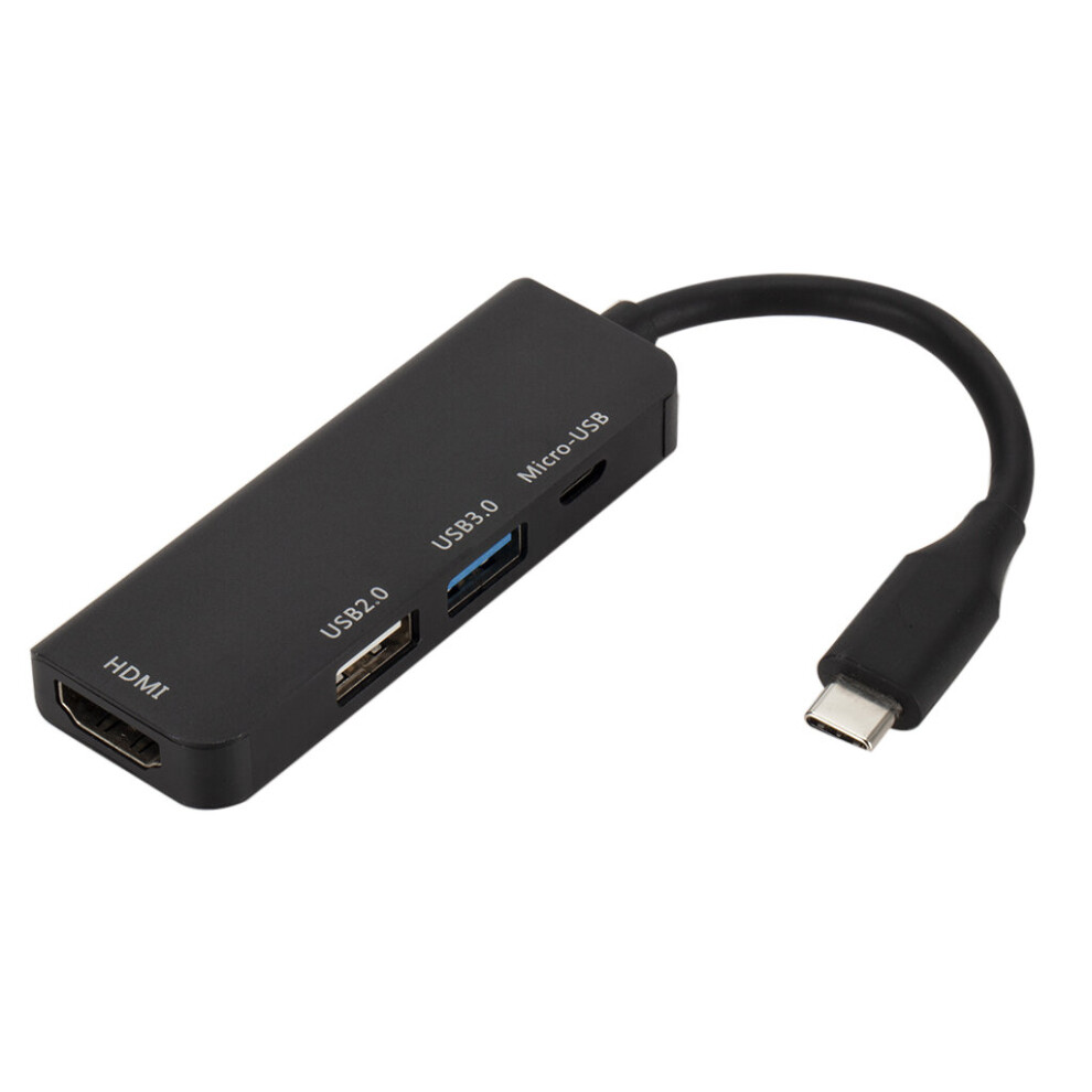Mini Usb Hub Type C To Hdmi Micro Usb 3.0 Usb Port Hub Splitter Adapter Expansion Dock For Pc Computer 8725831521334