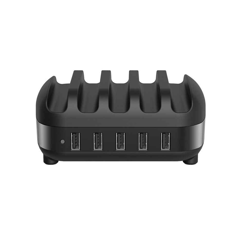Orico Duk 5P 40W 5 Port Usb Smart Desktop Charging Station Usb Hub With Phone & Tablet Stand White/Black 6914214419210