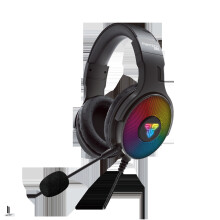 FANTECH HG22 Gaming Headset 7.1 Surround Sound 50mm Driver Unit RGB Light Noise Canceling Microphone Audio Control USB