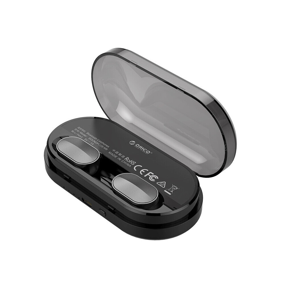 Orico M8 Tws Wireless Bluetooth Earphone Deep Noise Cancelling 2000Mah Power Bank Bilateral Call Stereo Headphone Black 3518363251221
