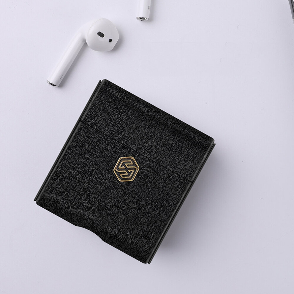Nillkin Headphones Protective Case For Apple Airpods Earphone Cover Fully Shockproof Lightweight Pu Leather Earphone Protective Cover 6900064550715