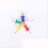 Comix Office Combination Set B3645 Long Tail Binder Clips Paper I pin Rubber Band Binding 5
