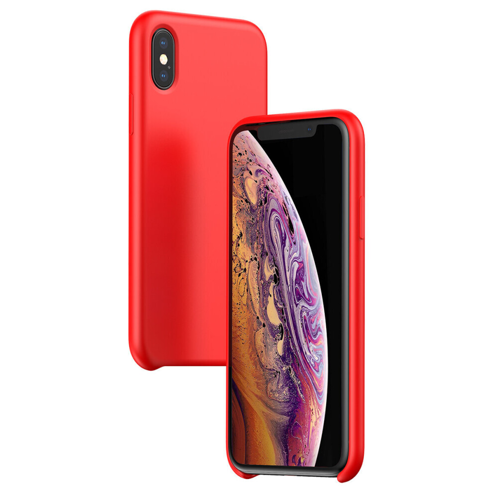 Baseus Liquid Silicone Protective Case For Iphone Xs Anti Fingerprint Anti Sweat Back Cover 6900075222953