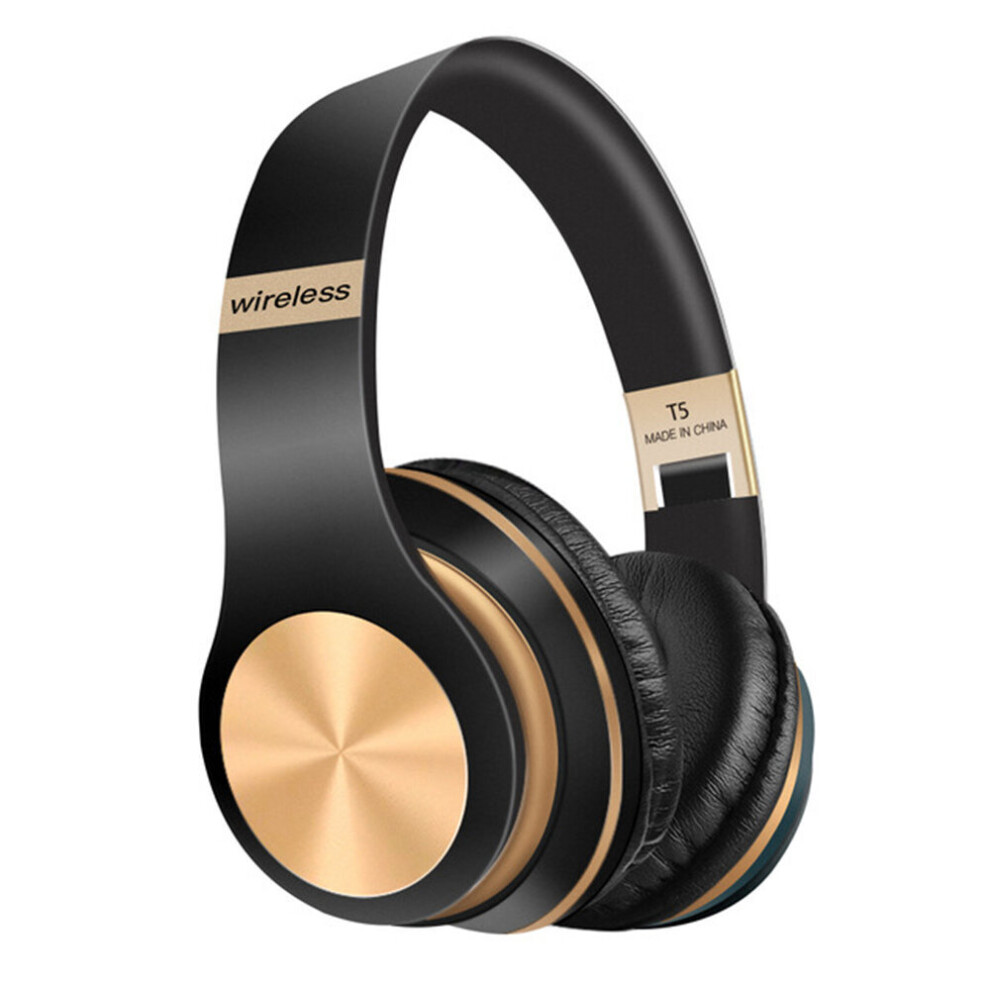 Bakeey T5 Bluetooth Headphone 5.0 3D Stereo Wireless Headphones With Mic Foldable Headset Wireless Earphone Support Tf Card 6914217091383