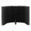 57.5 x 28cm Foldable Adjustable Studio Recording Microphone Isolator Sound Absorbing Foam Panel Mic Isolation Shield Stand Mount 4