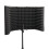 57.5 x 28cm Foldable Adjustable Studio Recording Microphone Isolator Sound Absorbing Foam Panel Mic Isolation Shield Stand Mount 6