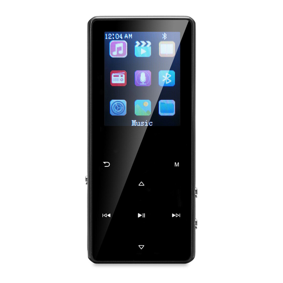 Portable 8G 16G 32G Bluetooth Lossless Mp3 Music Player Fm Radio Recording With Earphone Black 312588226483