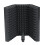 Portable Foldable Metal Microphone Isolation Shield Studio Recording Reflector 1