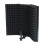 Portable Foldable Metal Microphone Isolation Shield Studio Recording Reflector 6
