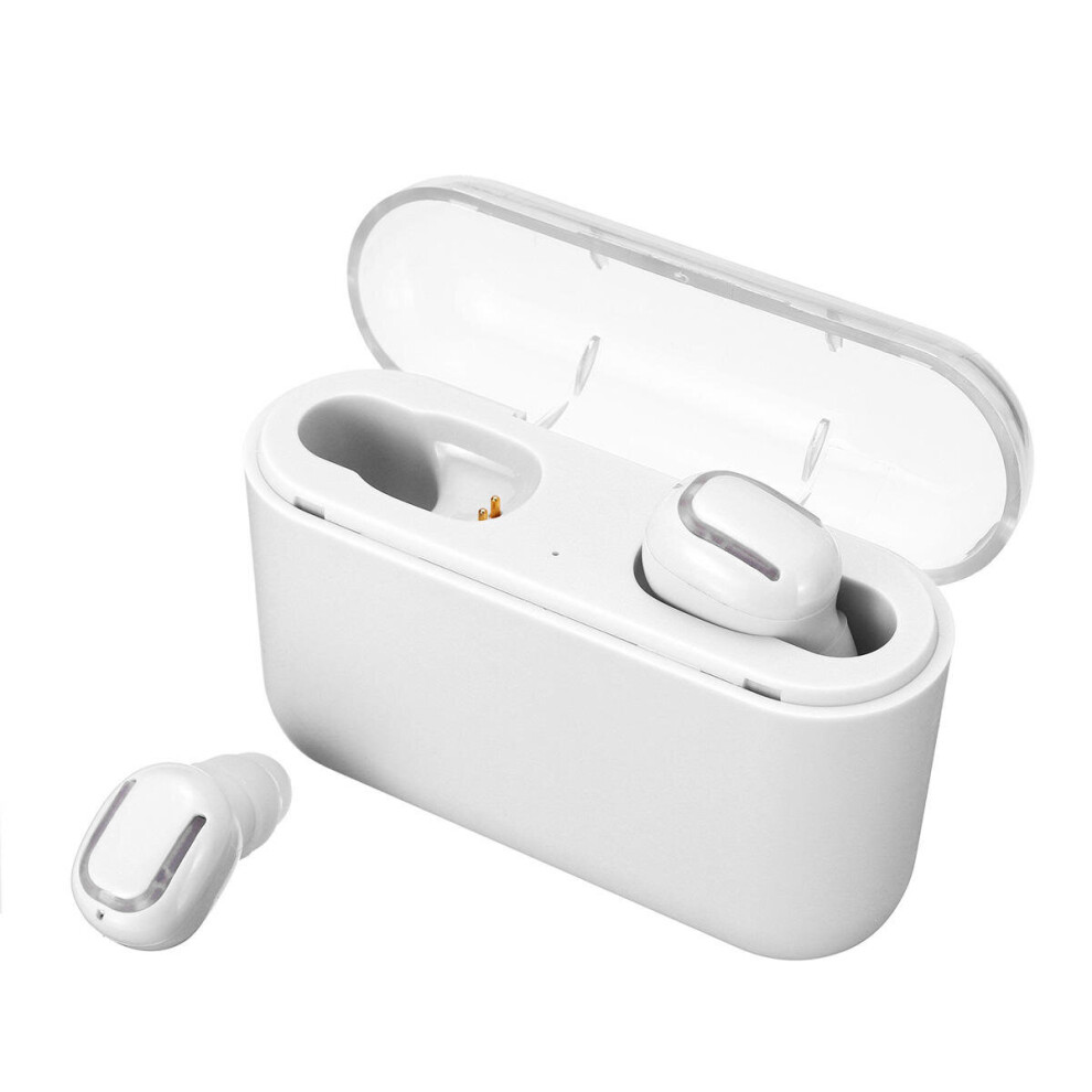 [Bluetooth 5.0] Tws Earphone Cvc6.0 Noise Cancelling 2200Mah Power Bank Ipx5 Waterproof Headphone With Mic White 710954522403
