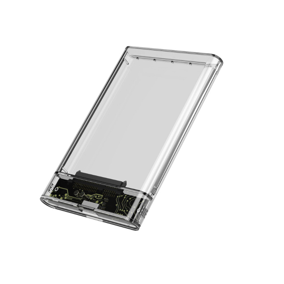 2.5Inch Sata I Ii Iii Hard Disk Transparent Usb3.0 Usb2.0 Hdd Hard Drive Enclosure Storage Case Grey 6900059827266