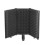 Portable Foldable Microphone Isolation Shield Studio Recording Mic Sound Reflect Foam Panel 3